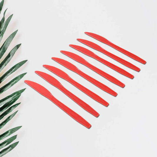 Durable Plastic Knives (8 Pc) - Zidbik