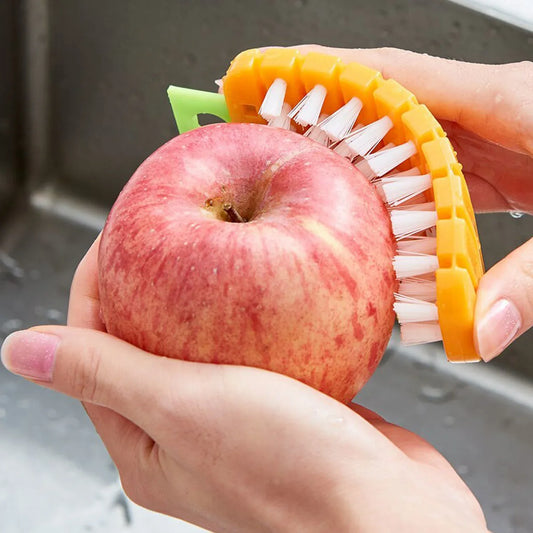 2950 Vegetable Scrubbing Brush Vegetable Scrubber Nontoxic Fruit Brush Carrot Shape Vegetable Brush For Potato For Vegetable - Zidbik