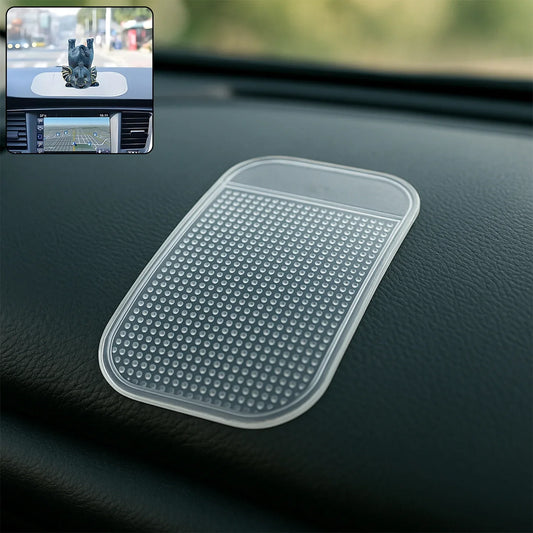 Large Transparent Anti-slip Dashboard Mat For Car (1 Pc) - Zidbik