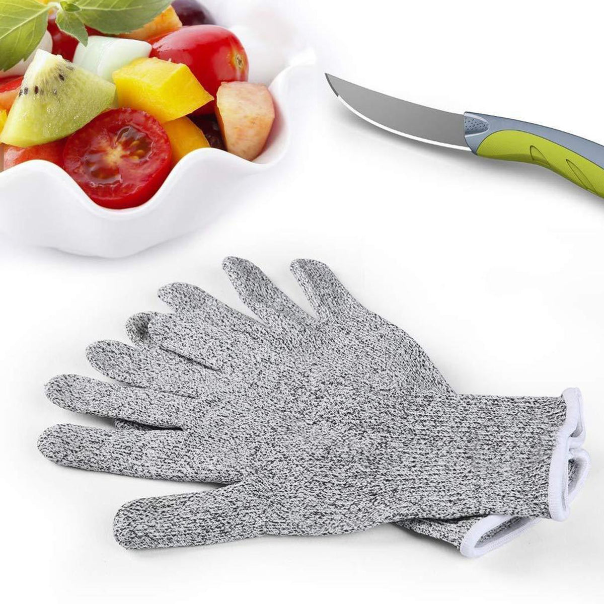 0677 Anti Cutting Resistant Hand Safety Cut-proof Protection Gloves (Multicolour) - Zidbik