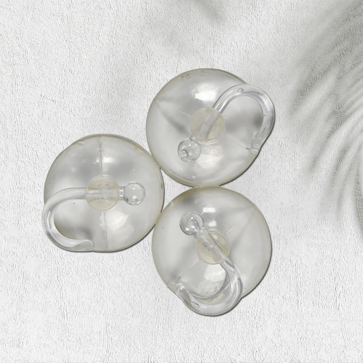 7487 Transparent Rubber Vacuum Sucker Hooks Hanger Strong Suction Cup Bathroom Kitchen Window Wall Accessorie. - Zidbik