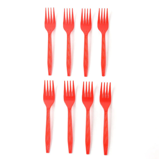 Premium Disposable Plastic Forks (1 Pc) - Zidbik