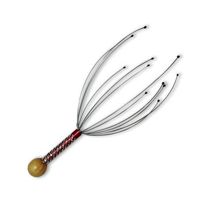 0253 Hand Held Scalp Head Massager Stress Relief - Zidbik