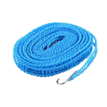 190 Clothesline Drying Nylon Rope With Hooks - Zidbik