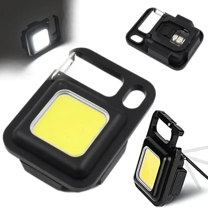 17784 Led Battery Operated Keychain Flashlight Small Work Light Withfolding Bracket Bottle Opener For Camping Hiking Emergency (1 Pc Moq - 36 Pcs) - Zidbik