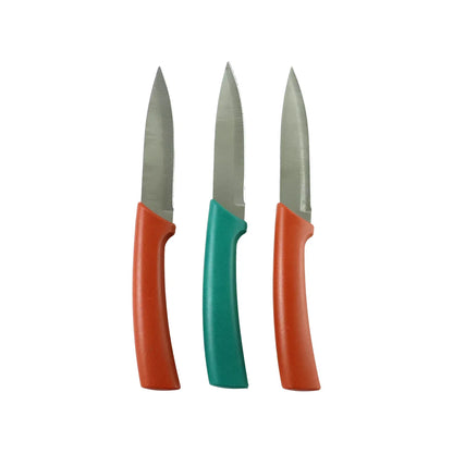 Multipurpose Kitchen Fruit Vegetable Cutting Knife Set (Pack Of 3) - Zidbik