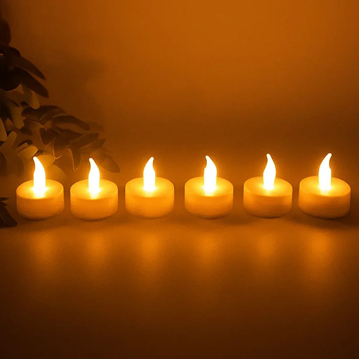 Premium 6 Piece Led Flameless Candle Light Set With Remote Control - Zidbik