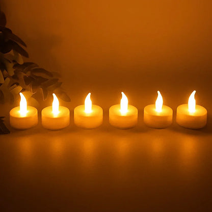 Premium 6 Piece Led Flameless Candle Light Set With Remote Control - Zidbik