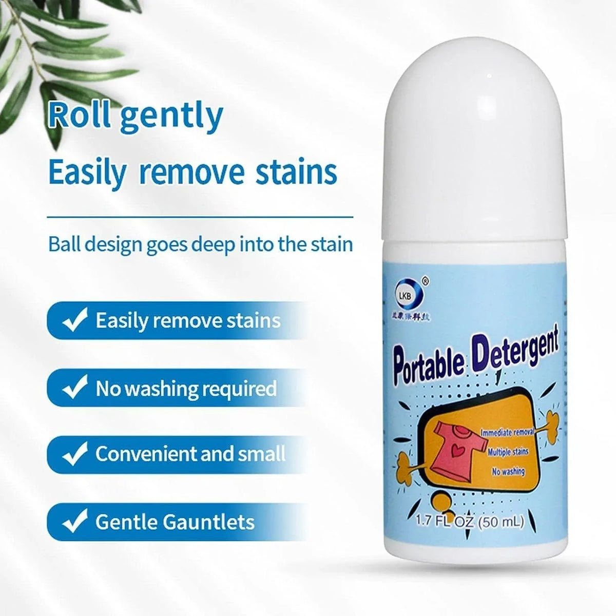 7933 Clothes Stain Remover Bead Design Emergency Stain Rescue Roller-ball Cleaner For Natural Fabric Removes Oil Almost All Types Of Fabrics - Zidbik