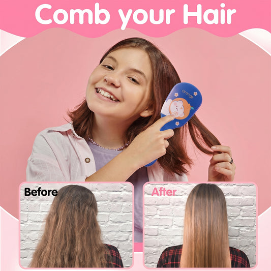 Fun And Colorful Mix Design Kids Hair Comb (1 Pc Mix Design)