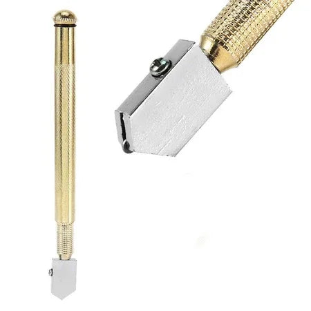 458 Metal Glass Cutter Gold - Zidbik