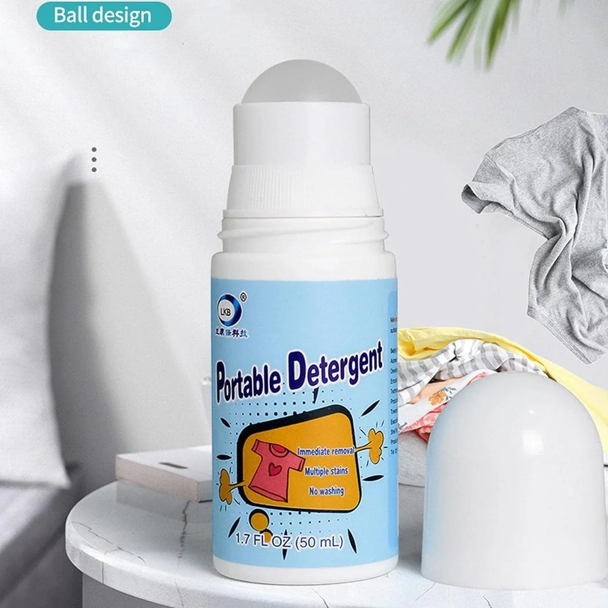 7933 Clothes Stain Remover Bead Design Emergency Stain Rescue Roller-ball Cleaner For Natural Fabric Removes Oil Almost All Types Of Fabrics - Zidbik