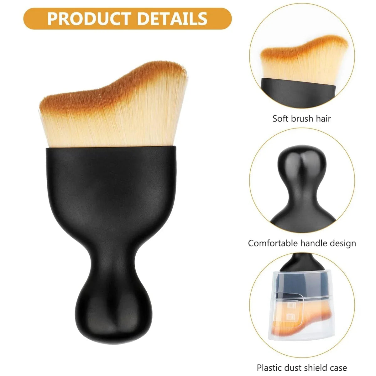 Mini Car Interior Cleaning Brush - Soft Duster for Car Cleaning (1 Pc) - Zidbik