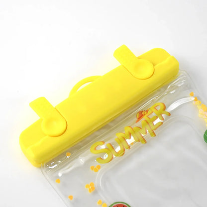 6388a Mix Color Dust Proof Rain Pouch Waterproof Plastic Mobile Cover With Belt Waterproof Phone Pouch Large Phone Waterproof Case Underwater Dry Bag For All Android And Iphone Models - Zidbik