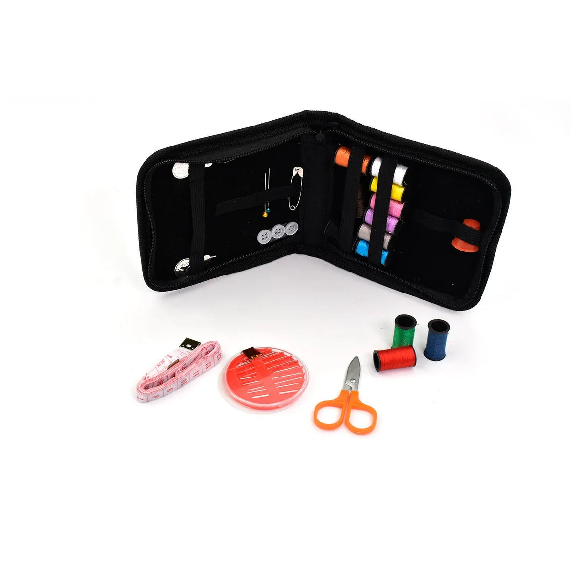6052a 33pc Purse Sewing Set For Carrying Various Sewing Items And Stuffs In It. - Zidbik