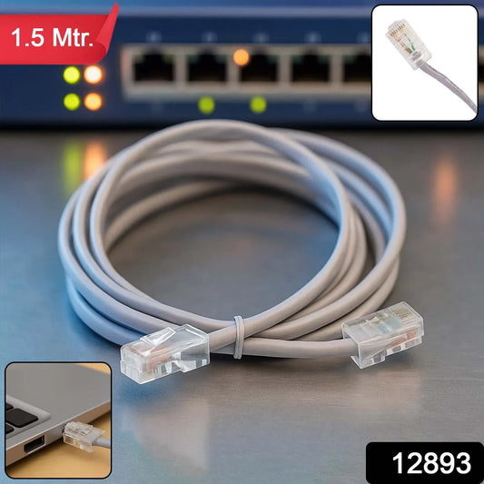 High-speed 1.5 Meter Ethernet Lan Cable (1 Pc) - Zidbik