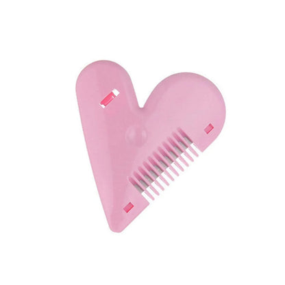 Heart Shape Hair Cutting Scissors - 1 Pc with Card Packing - Zidbik