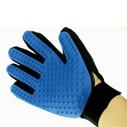 614 True Touch 5 Finger Deshedding Glove (1 Pair) - Zidbik