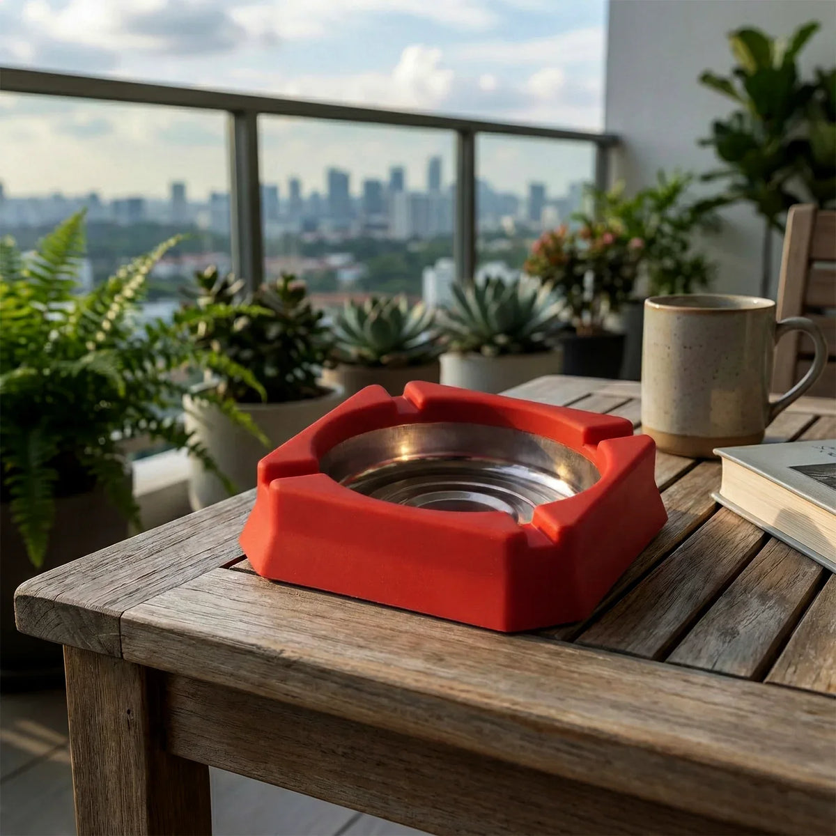 Heat-resistant Ashtray (1 Pc) - Zidbik
