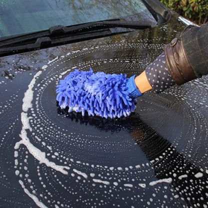 Microfiber Wash Mitt Multipurpose Cleaning Glove (1 Pc) - Zidbik