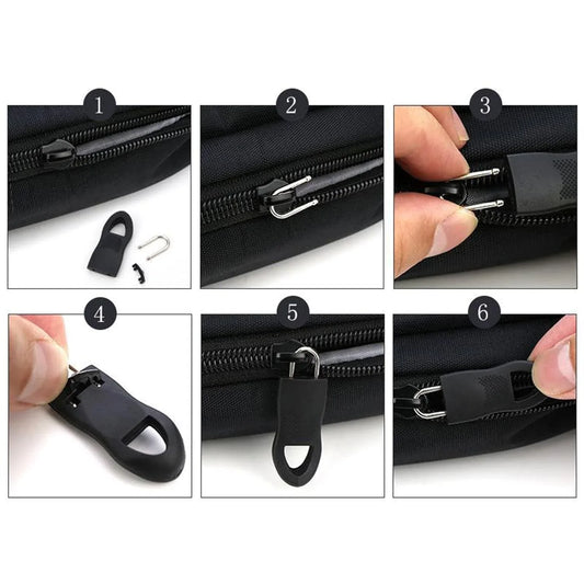 Zipper Pull Tab Zipper Tags Cord Pulls Zipper Extension Zip Fixer For Luggage Suitcase Backpack Jacket Bags Style Metal Zipper Head Zip Fixer Tags Handbag Backpack Plastic (1 Pc 10 Pc) - Zidbik