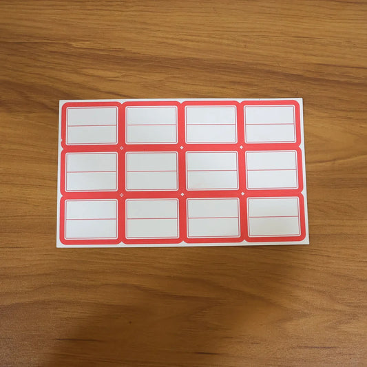 1 Sheets Self-adhesive Label Stickers - Zidbik