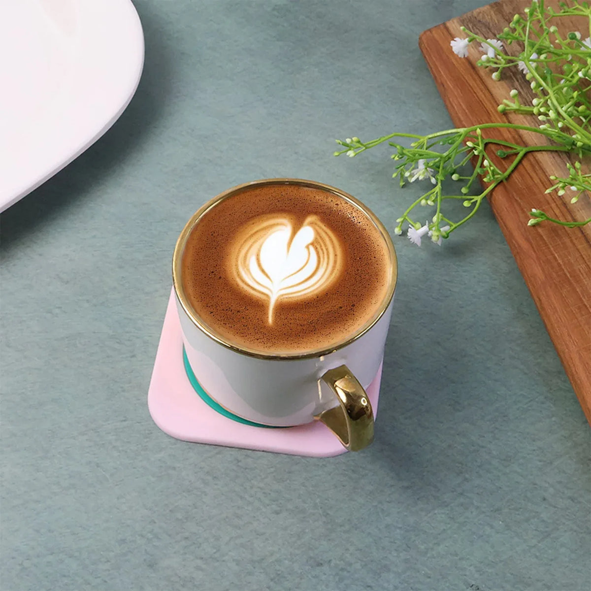 Premium Silicone Drink Coaster (1 Pc 88 Cm Mix Design) - Zidbik