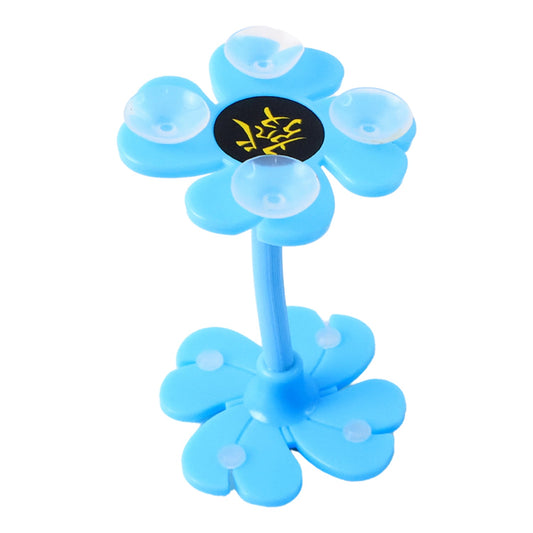 0637 -360 Rotatable Flower Shape Cellphone Holder Car Mount Sucker Stand (Multicolored With Box)) - Zidbik