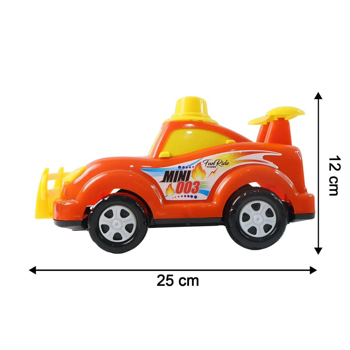 Funwoods Friction-powered Cartoon Racing Car Toy - (1 Pc) - Zidbik
