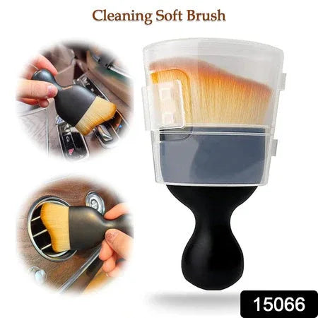 Mini Car Interior Cleaning Brush - Soft Duster for Car Cleaning (1 Pc) - Zidbik