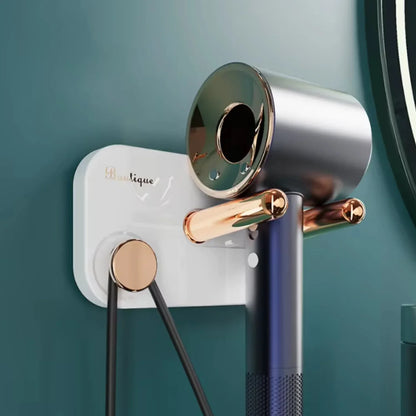 Hair Dryer Wall Mount Self Adhesive Hair Dryer Holder (1 Pc) - Zidbik