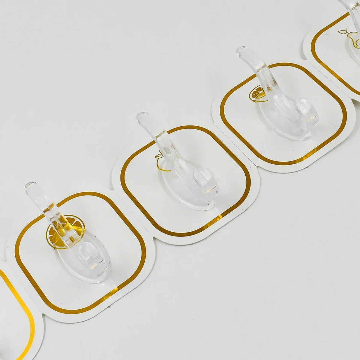 Transparent Adhesive Wall Hook (6 Pcs Set) - Zidbik