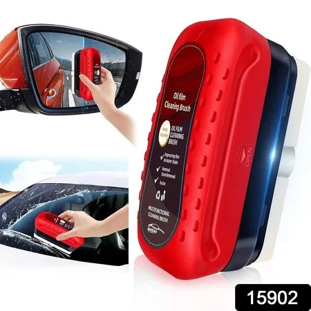 2-in-1 Car Oil Film Cleaning Brush - Zidbik