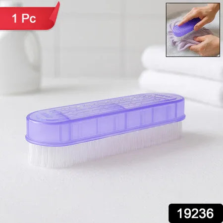 Multipurpose Plastic Handle Laundry Brush (1 Pc) - Zidbik