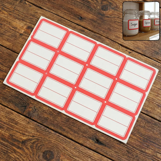 1 Sheets Self-adhesive Label Stickers - Zidbik