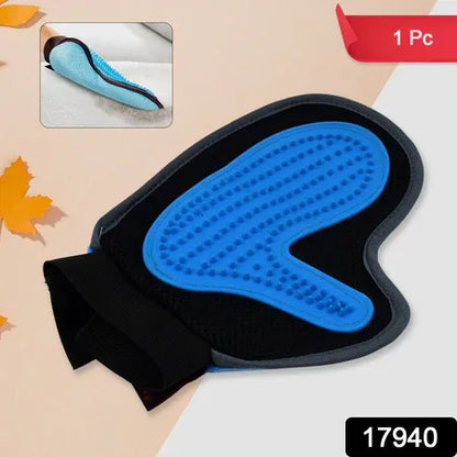 Pet Grooming Glove -nbsp Humanized Descending Brush Glove (1 Pc) - Zidbik