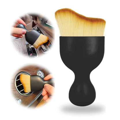 Mini Car Interior Cleaning Brush - Soft Duster for Car Cleaning (1 Pc) - Zidbik