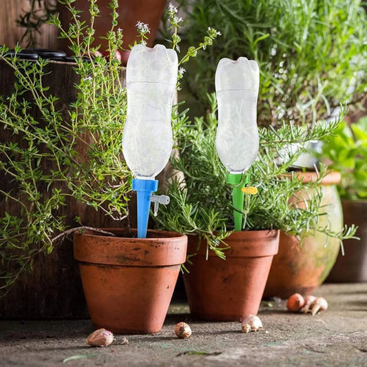 7412 Plant Watering Spikes Self Watering Spikes Water Dripper For Plants Adjustable Plant Watering Devices With Slow Release Control Valve Switch (1pc) - Zidbik