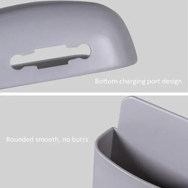 1487 Wall Mounted Storage Case With Mobile Phone Charging Holder - Zidbik