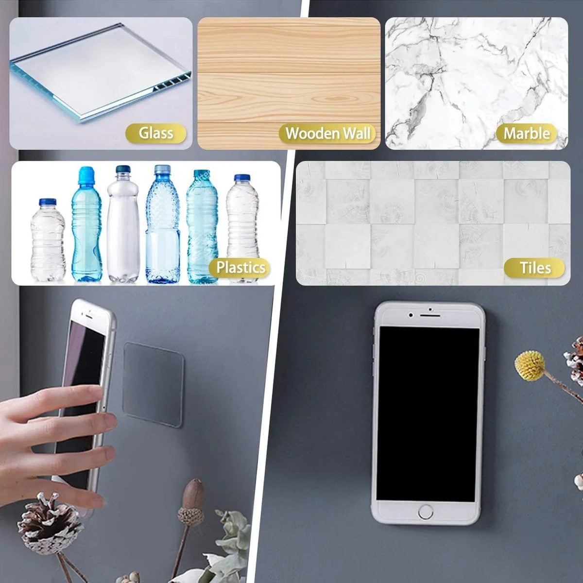1777 New Double Side Tape Sticker Strong Waterproof Wall Indoor Nano Adhesive No Trace Gel Clear Industrial Multipurpose Removable Use For Bedroom Home Kitchen Hotel (0.6mmx1pc) - Zidbik
