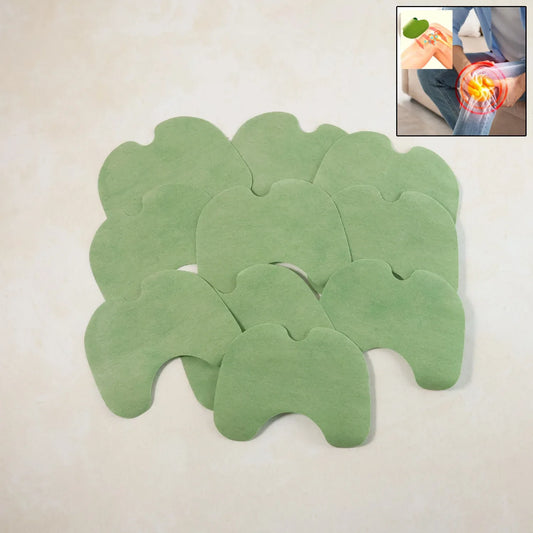 Knee Relief Patch Set Herbal-infused Adhesive Patches (10 Pc Set) - Zidbik