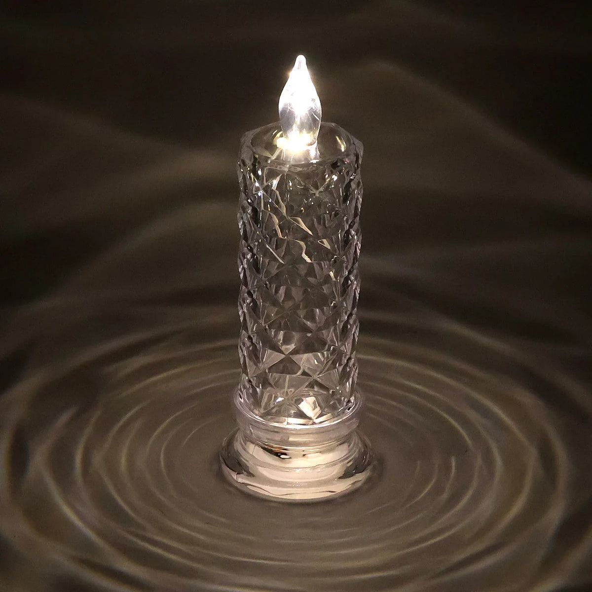 Decorative Led Crystal Candle Light (1 Pc) - Zidbik