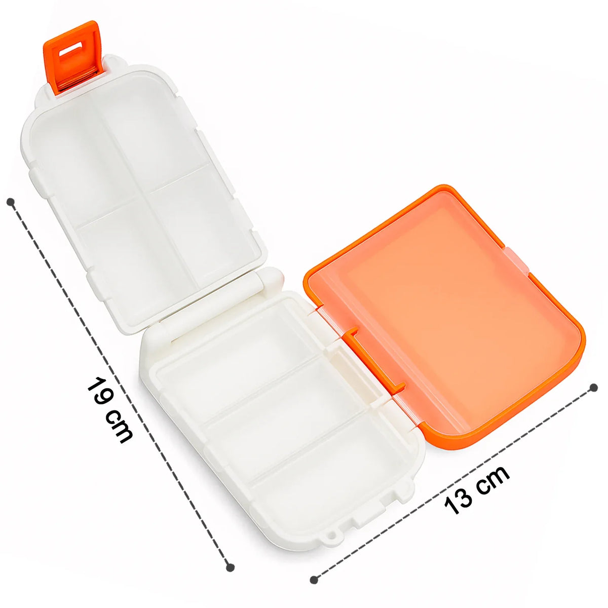 Portable Dual-sided Pill Organizer Box (1 Pc) - Zidbik