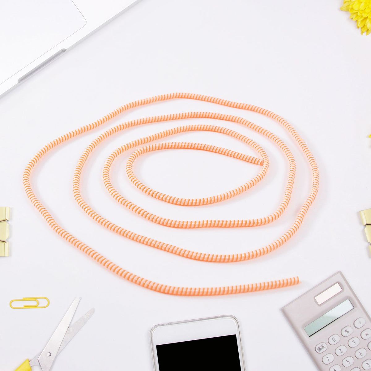 Flexible Spiral Cable Protector Sleeve (1 Pc) - Zidbik