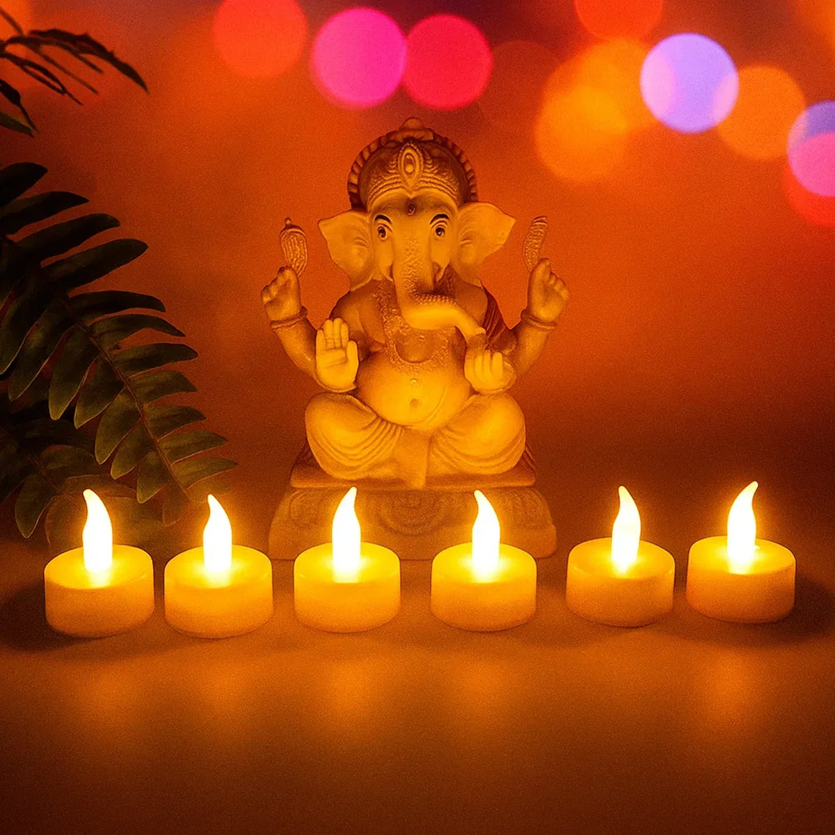 Premium 6 Piece Led Flameless Candle Light Set With Remote Control - Zidbik