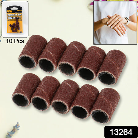 Nail Drill Sanding Band Machine Replacement Bits Pedicure Tool (10 Pcs Set) - Zidbik