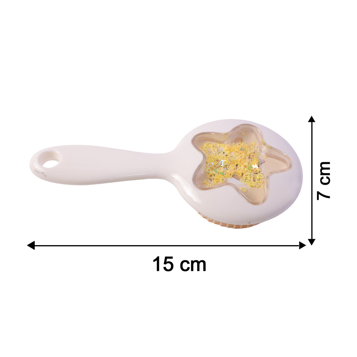 Cute Star Design Kids Hair Brush Soft Bristle Detangling Hair Comb (1 Pc)