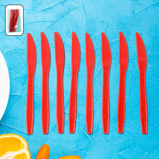 Durable Plastic Knives (8 Pc) - Zidbik