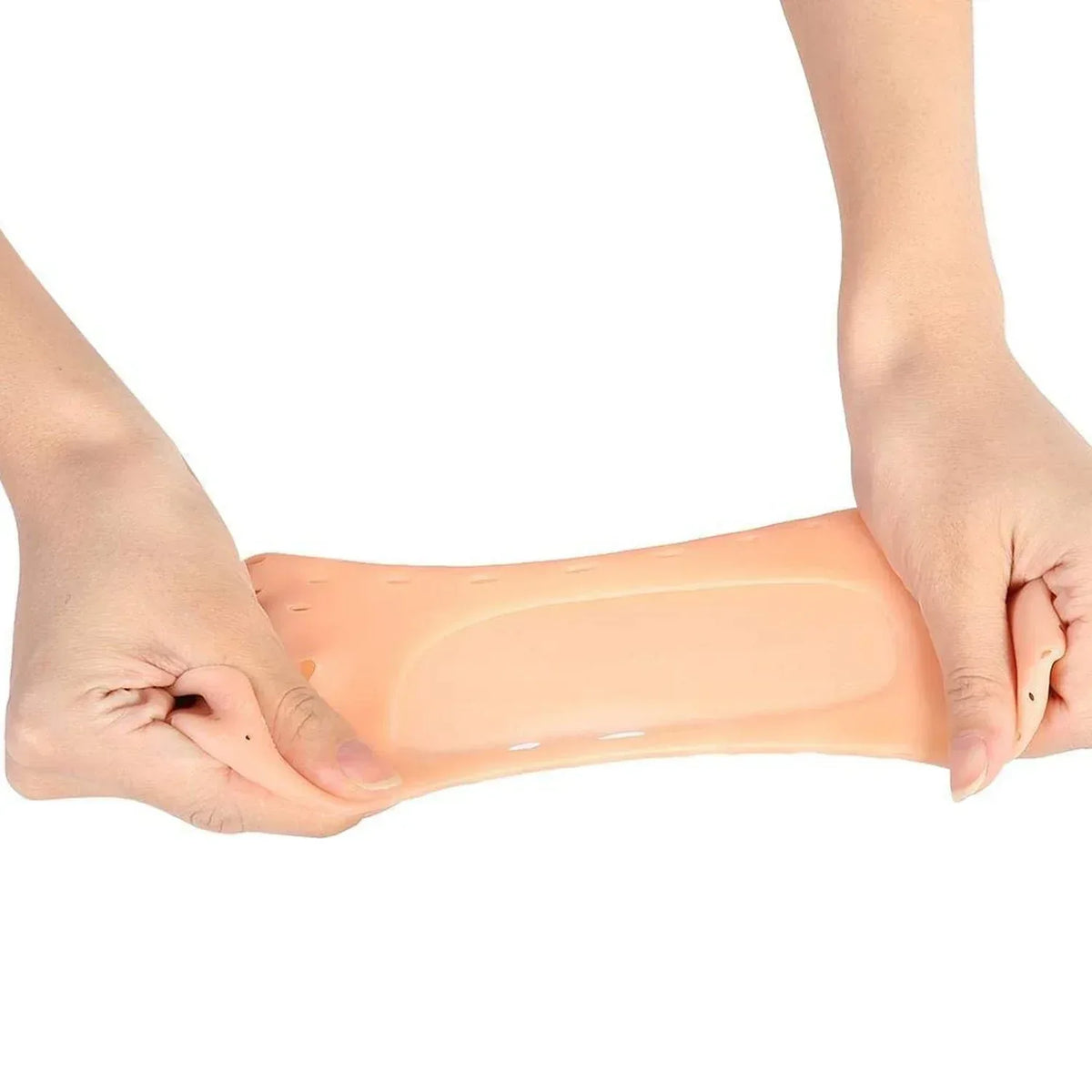 6037 Anti Crack Silicone Gel Foot Protector Moisturising Socks - Zidbik