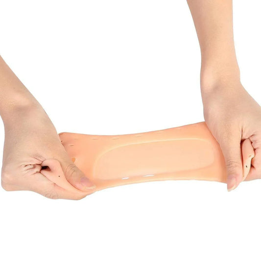 6037 Anti Crack Silicone Gel Foot Protector Moisturising Socks - Zidbik